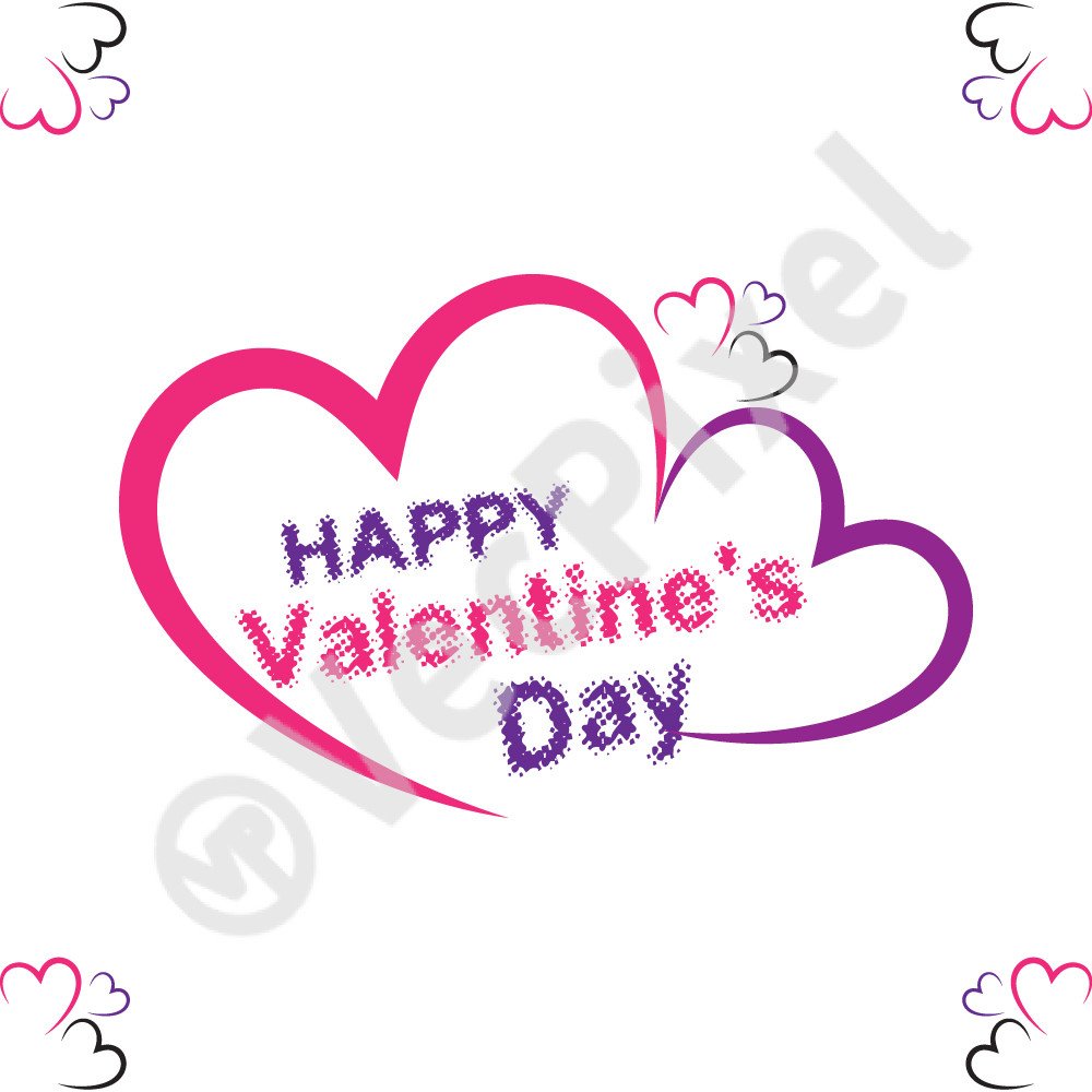 Happy valentines day Vector & Graphics to Download